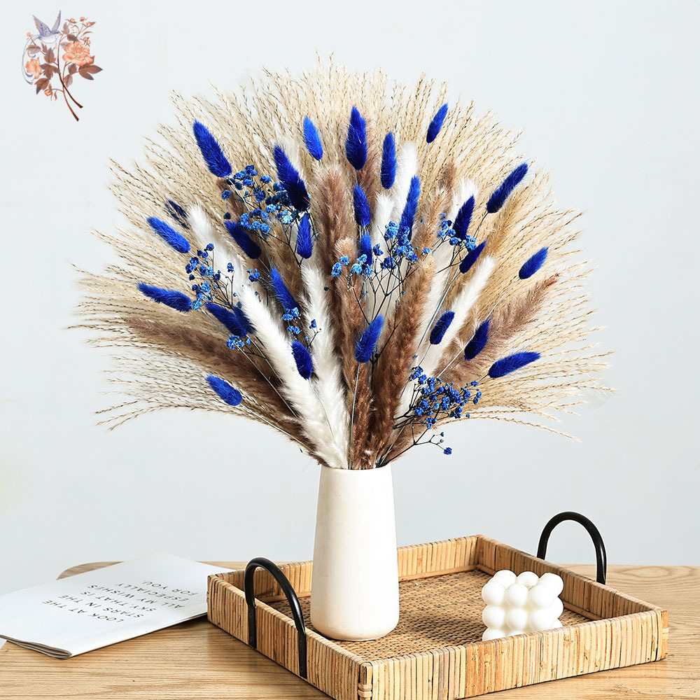 Florist Supply Bulk - Queue de lapin moelleuse bleue à