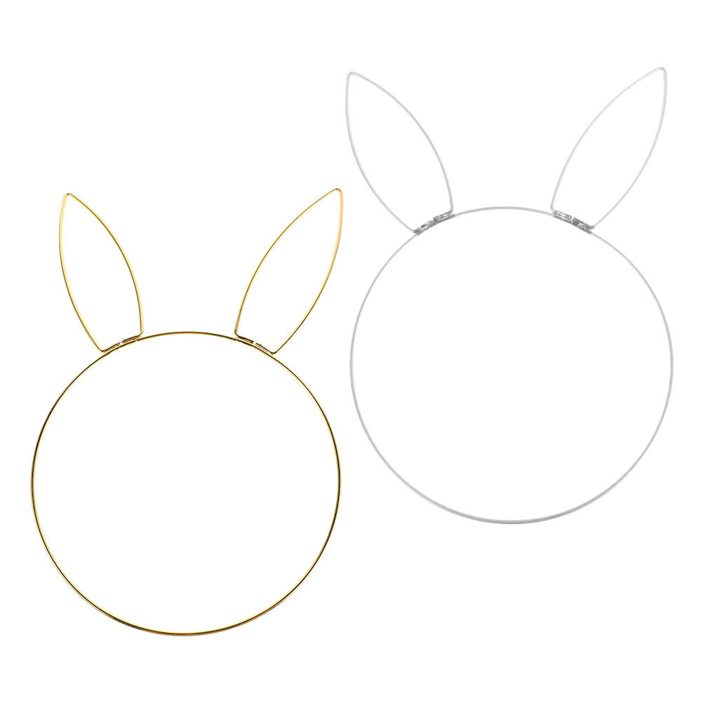 Wreath Form Wire - 2 pièces de cercle en fer
