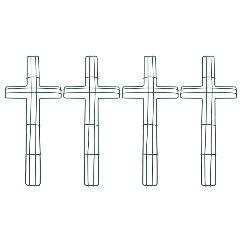 Wreath Form Wire - Lot de 4 cadres métalliques en