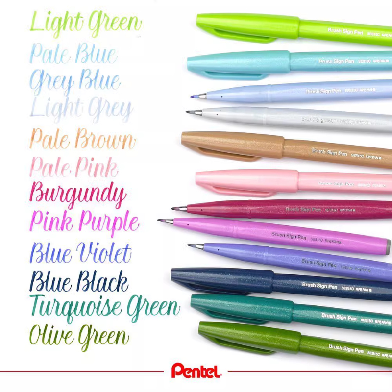 Pentel Pen Sign Pen - Pentel Fude – stylo à panneau