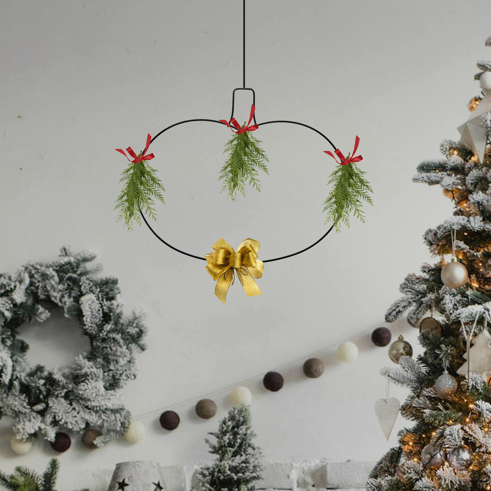 Wreath Form Wire - Support de couronne en métal en