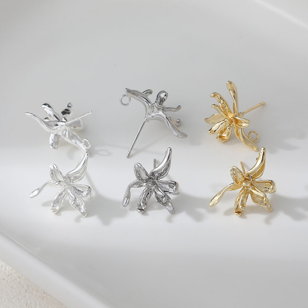 Clous d'oreilles en forme de f - Flower Supply avis et prix