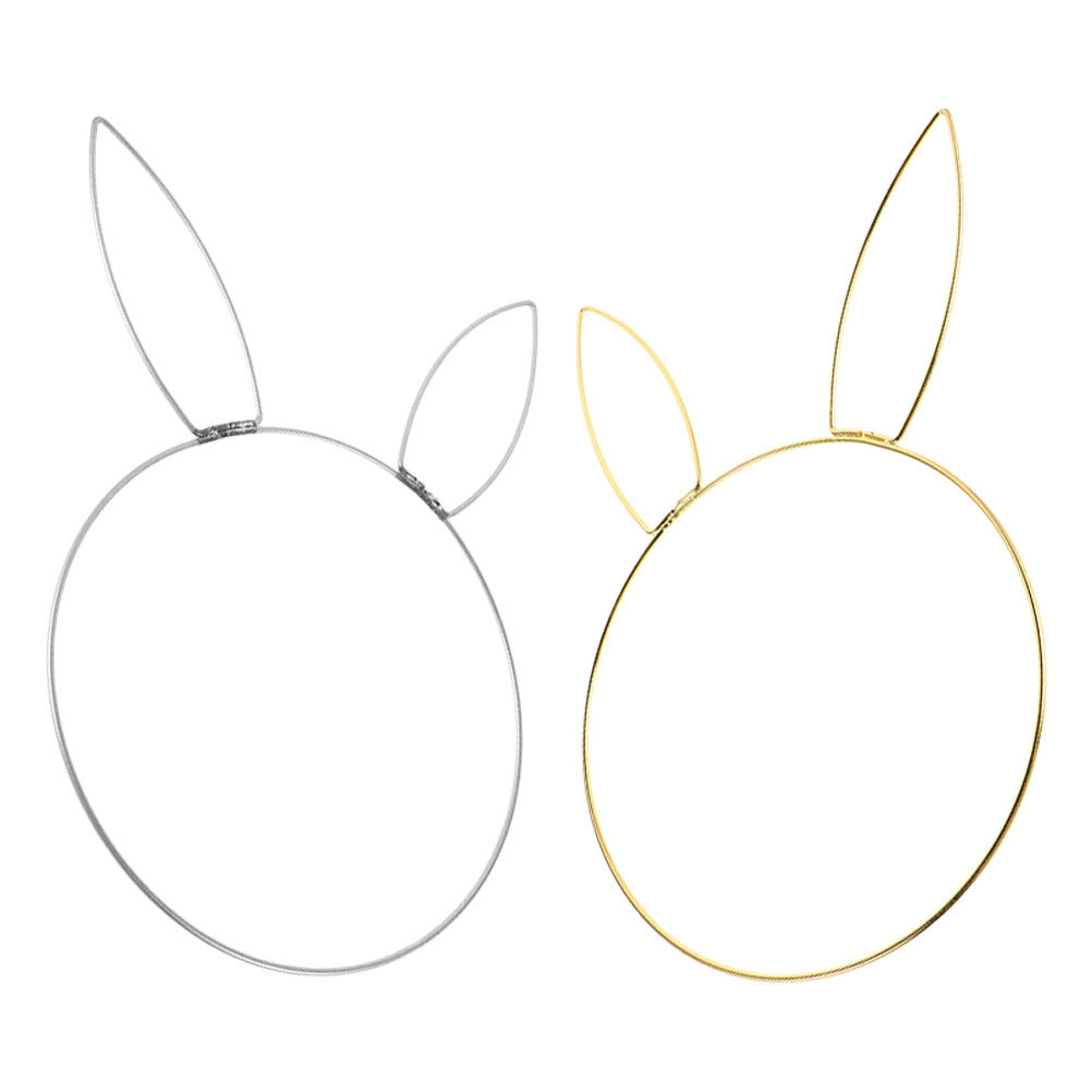 2 pièces de cercle en fer en f - Wreath Form Wire avis et prix