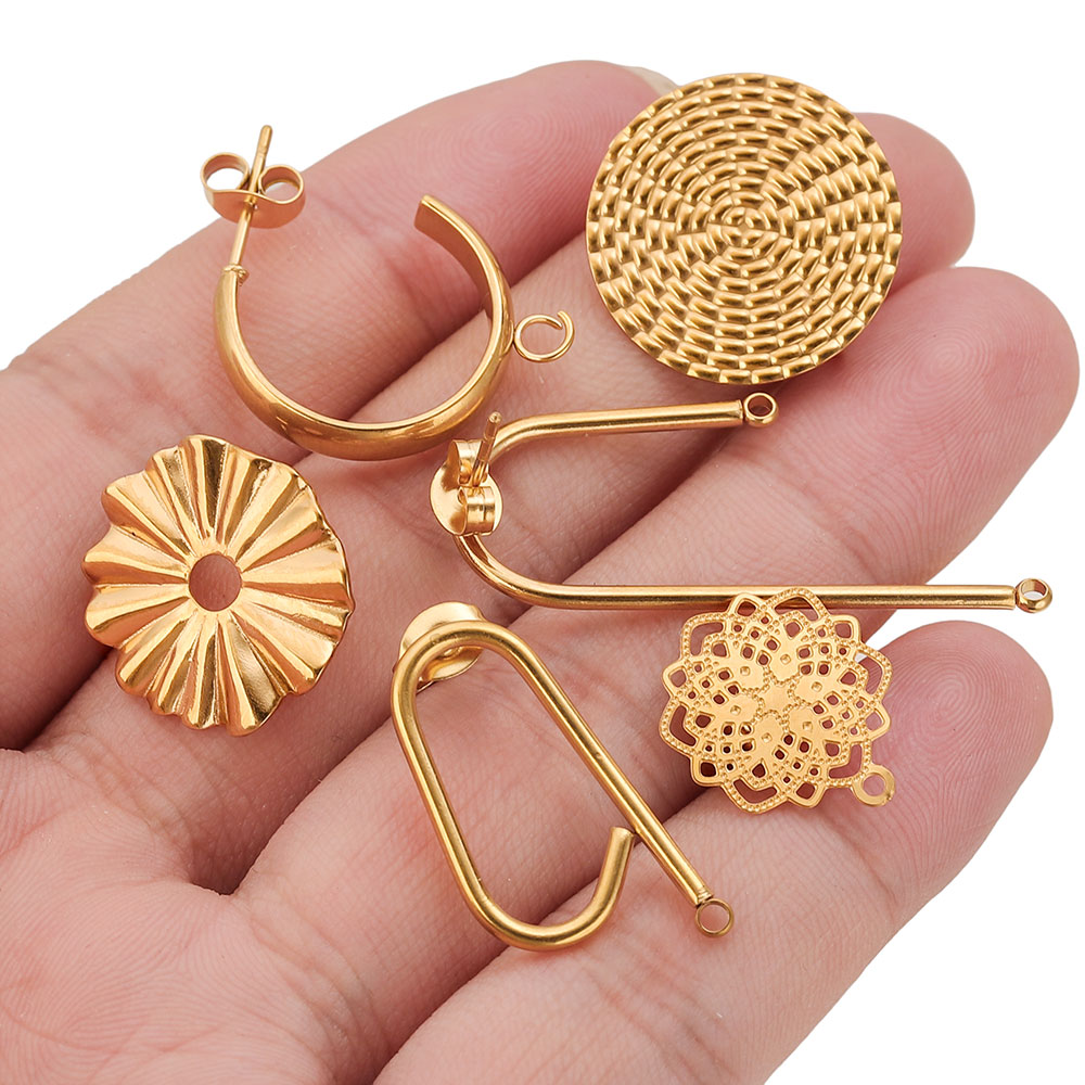 Boucles d'oreilles en acier in - Flower Supply avis et prix